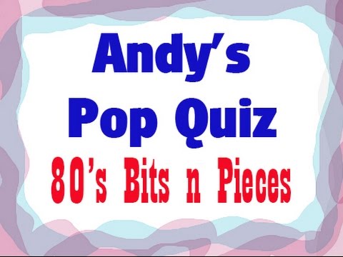 Pop Quiz No3 - 10 x 80's Mega Hits