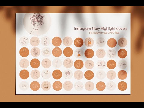 How to create Instagram Story highlight covers? Instagram stories pack. Instagram highlight cover.