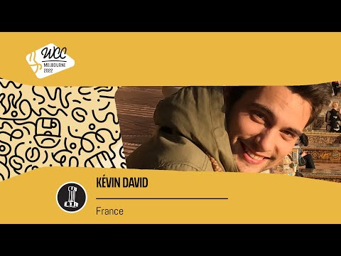 Kévin David, France — 2022 World Barista Championship: Round One