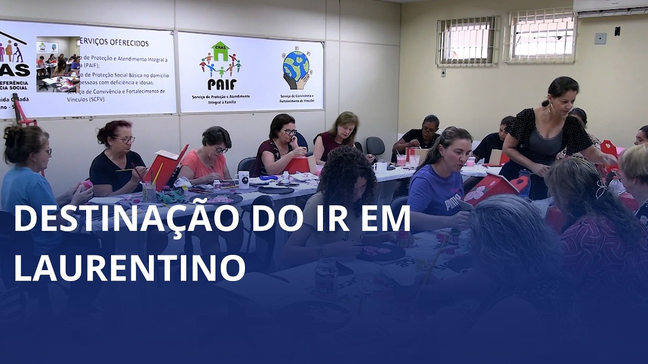 Imposto de Renda que permanece no município. Em Laurentino, assistência social cria campanha para estimular empresários e contadores