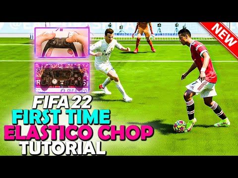 FIFA 22 FIRST TIME ELASTICO CHOP TUTORIAL | EFFECTIVE FIRST TIME SKILL MOVE | FIFA 22 TUTORIAL