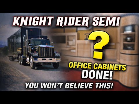 Screen Used Knight Rider Semi's Office Cabinets are DONE! + Help us Find More Set Decor!