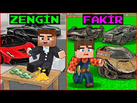 ZENGİN OTO GALERİCİ VS FAKİR OTO GALERİCİ! 😱 - Minecraft