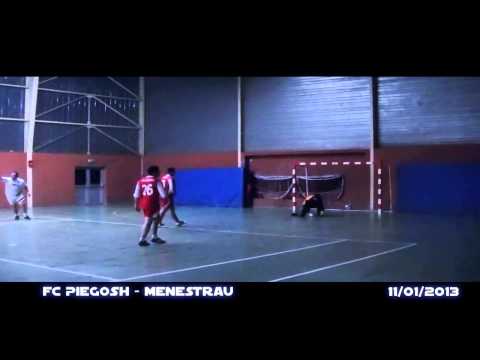Résumé du match amical FC Piegosh Menestrau du 11/01/2013