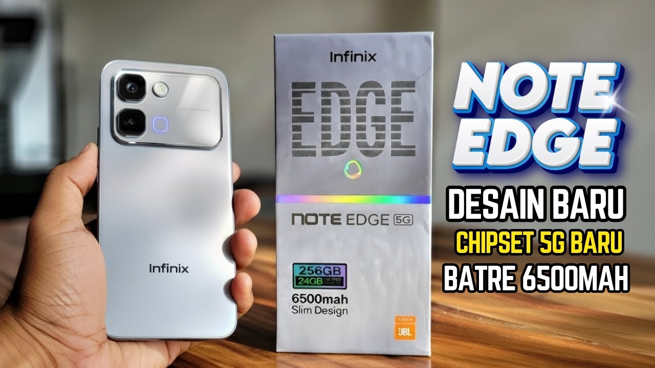AKHIRNYA RESMI‼️INFINIX NOTE EDGE | INI HP INFINIX TERMEWAH?