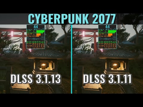 DLSS 3.1.13 - Cyberpunk 2077 - RTX 3070 - 1440p Performance Comparison with DLSS 3.1.11