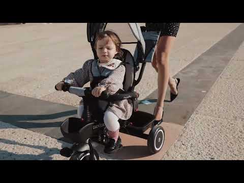 Triciclo 4-in-1 GioJoy Moove-1 Rosa – Comfort, Sicurezza e Divertimento per i Primi Passi