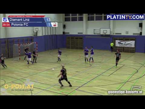 15.01.2017 Diamant Linz - Polonia FC - 13:2  (2. Halbzeit / 39:00) am 15.01.2017 17:23