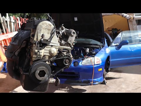 Goodbye D16Z6 (Engine Removal and Prep)