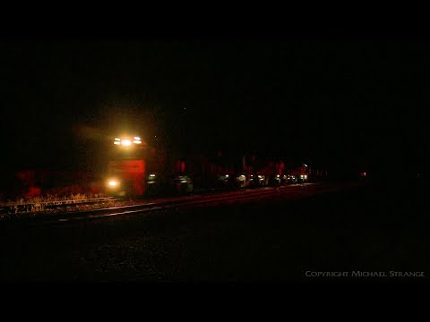 SCT 6PM9 Freight Train At Night - PoathTV Australian Railways