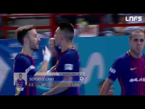 Gol Lozano (2-2) Movistar Inter - FC Barcelona Lassa. Final Play Off 1. LNFS