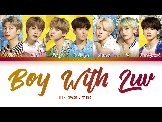 Música Boy With Luv (Japanese Version) - BTS (2020) 