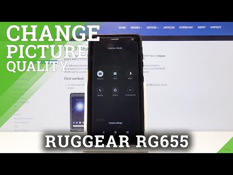 How to Change Resolution of Picture in RugGear RG655 - Set Up Different Pic Resolution