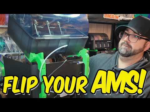 STOP Disconnecting your AMS! FLIP Access for X1C/P1S 3D Printers | Vlog 12