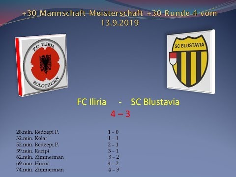 +30 Meisterschaft FC Iliria  -  SC Blustavia