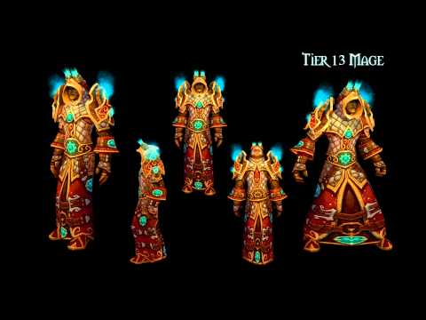 Paiid | World of Warcraft Mage Tier 13 Armor Set Preview