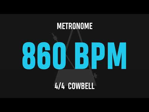 860 BPM 4/4 - Best Metronome (Cowbell)