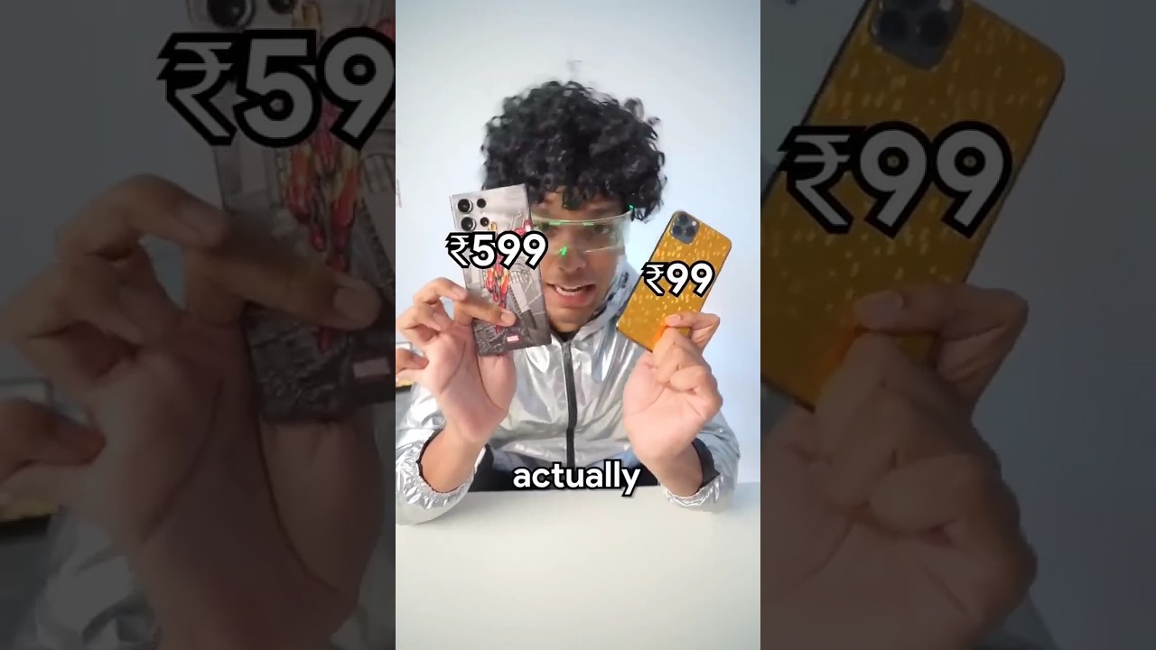 99 VS 599 MOBILE SKIN #mythpat #techburner #technology