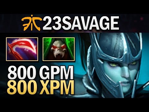 FNATIC.23SAVAGE CURRENTLY RANK 1 SEA SERVER - PHANTOM ASSASSIN - DOTA 2 GAMEPLAY