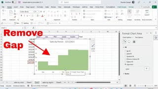 How to Remove Gap Between Bars for Bar Chart in Microsoft Excel #howto #tutorial #trending #excel