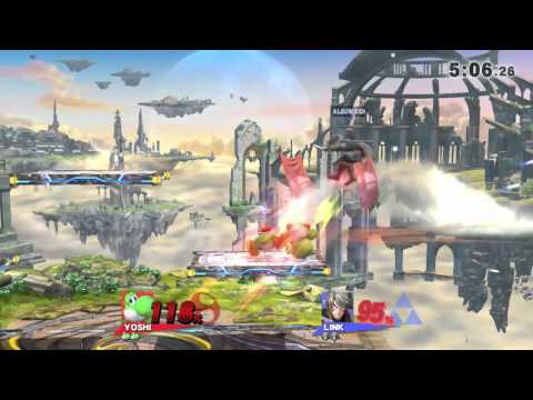 IGN Con AD SSB4: Sinara (Yoshi) vs Alsuwaidi (Link) - WR2