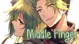 Nightcore - Middle Finger (Switching Vocals) || Lyrics
