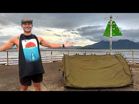 Surviving 24Hours On A Pier With A Rod