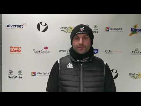 Pre-match interview with Darren Kelly