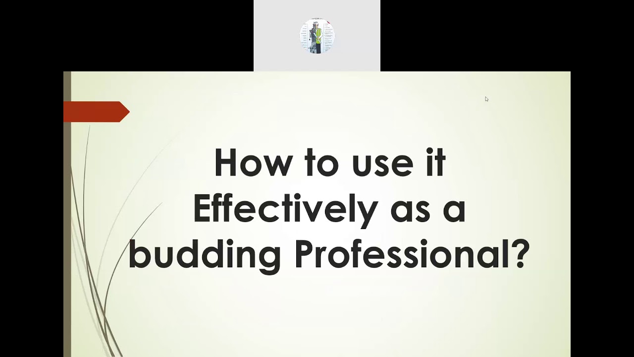 Chetan pursuing CCM at CMTI had a nice presentation on LinkedIn -Must watch