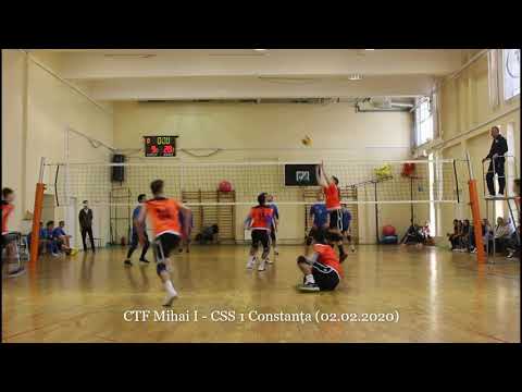 Tudor Constantinescu (nr. 8) - setter's highlights: CTF Mihai I - CSS 1 Constanța 3-0 (juniors)