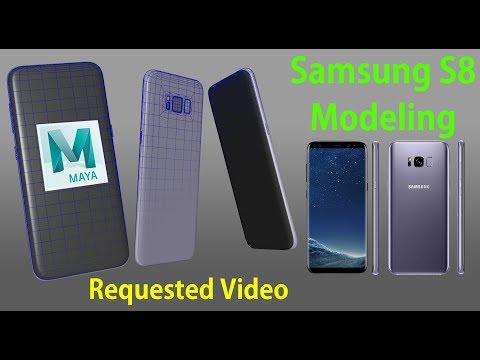 Modeling a Galaxy S8 Edge in maya