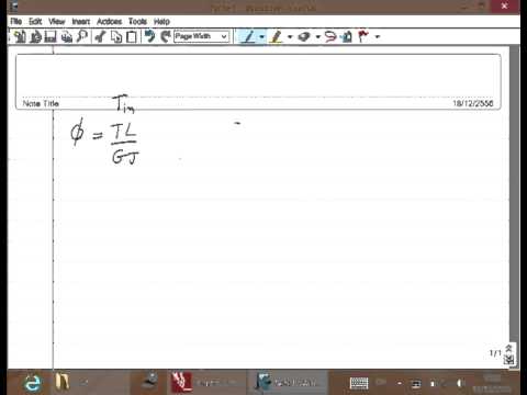 2103231 Mechanics of Materials I - Shear and Moment Diagram (Wed.18-12-56)