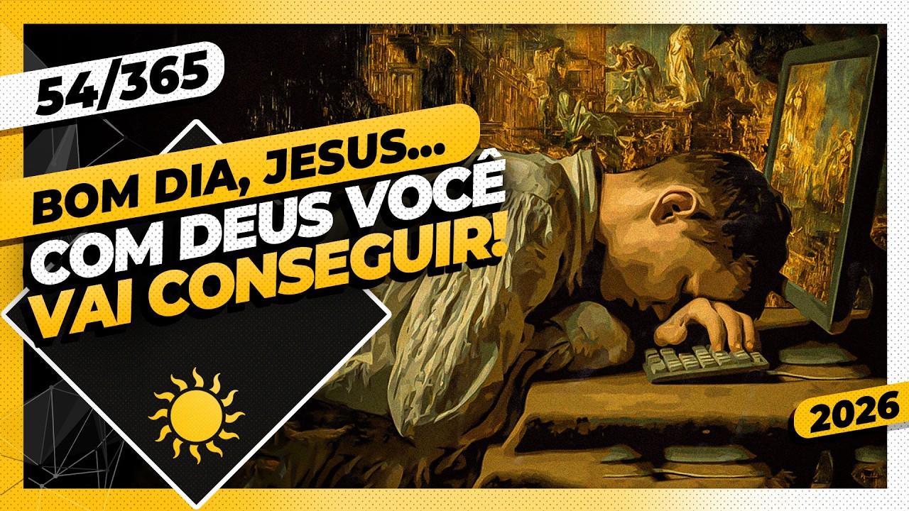 COM DEUS VOCÊ VAI CONSEGUIR! - Bom dia, Jesus! 54/365 (2026)