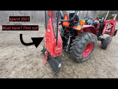 Igland 3501 Winch | PTO shaft shortened | DIY Logging
