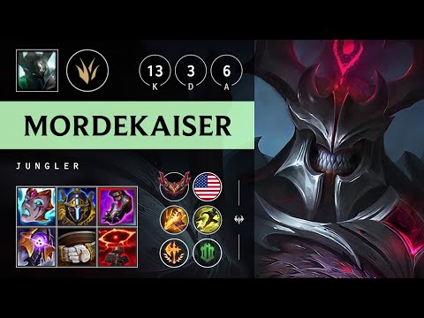 Mordekaiser Jungle vs Jarvan IV - NA Grandmaster Patch 25.20