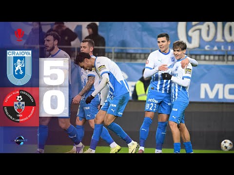 Universitatea Craiova - Csikszereda 5-0. "Știința" a făcut spectacol și e liderul SuperLigii pe 2025