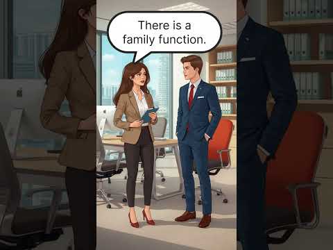 Asking Boss for Leave | Simple English Conversation with Emotions  #learnenglish #dailyenglish