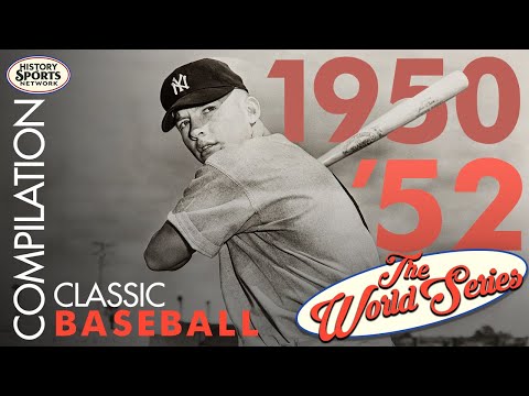 1950s BASEBALL COMPILATION - The World Series 1950-52 Highlights and FULL GAMES [BACKGROUND SPORTS]