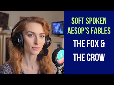 VERY soft spoken Scottish woman reads The Fox & The Crow | ASMR
