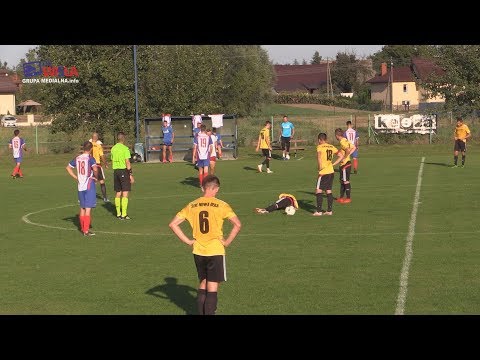 SOKÓŁ SOKOLNIKI - STAL NOWA DĘBA 5:1 (1:0) - FRAGMENTY MECZU I KOMENTARZE TRENERÓW