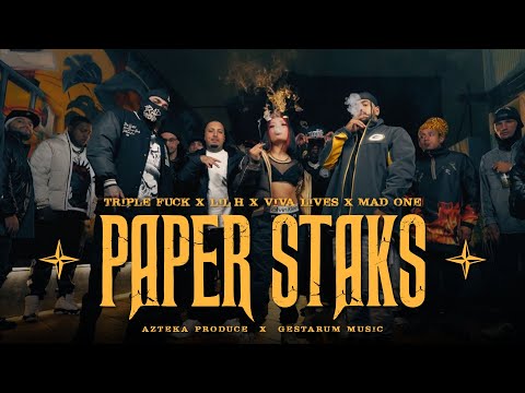 Viva Lives ❌ @TripleFkTv ❌ @lilhoficial ❌ @MadOne4EvaHigh - PAPER STAKS (Video Oficial)