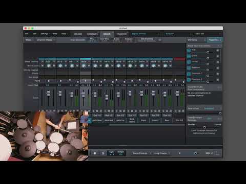 Superior Drummer 3 Legacy of Rock SDX Amber (default) test on V-Drums