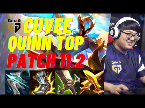 GEN.G CUVEE PLAYS QUINN VS DARIUS TOP |KR DIAMOND PATCH 11.2| [League of Legends] Full Gameplay