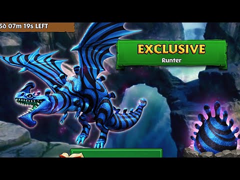 Runter Max Level 150 Titan Mode - New Exclusive Snifflehunch - Dragons:Rise of Berk