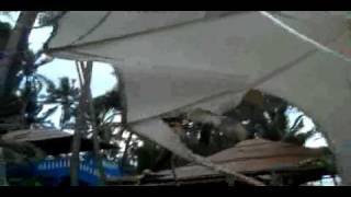 preview picture of video 'Cyclone Phyan Goa 2009 at Meems Beach Resort'