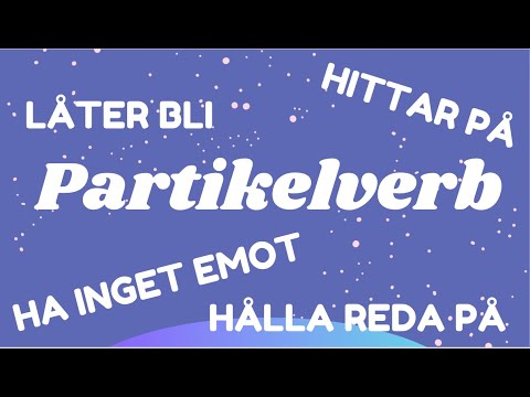 Partikelverb - Rivstart B1B2 Kapitel 9