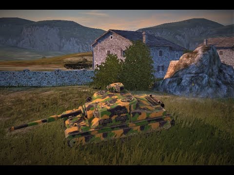 Tortoise: 7400 Damage , 4 kill's - WOT BLITZ - 🇬🇧