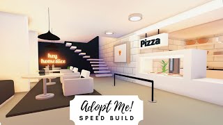 Modern Pizza Restaurant Speed Build 🍕 Roblox Adopt Me!