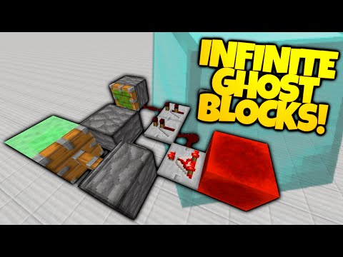 Minecraft | Spawn In GLITCH GHOST BLOCKS With This Redstone Trick! (Minecraft Glitch)