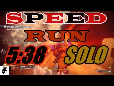 My Fastest Solo Prestige Nightfall So Far (5:38) - The Inverted Spire (Console)